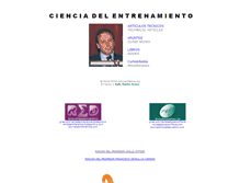 Tablet Screenshot of cienciaatletica.org